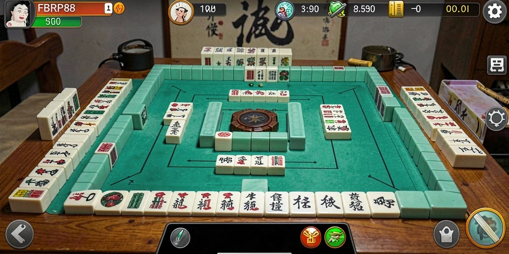 Tampilan menarik gameplay Mahjong FBRP88.