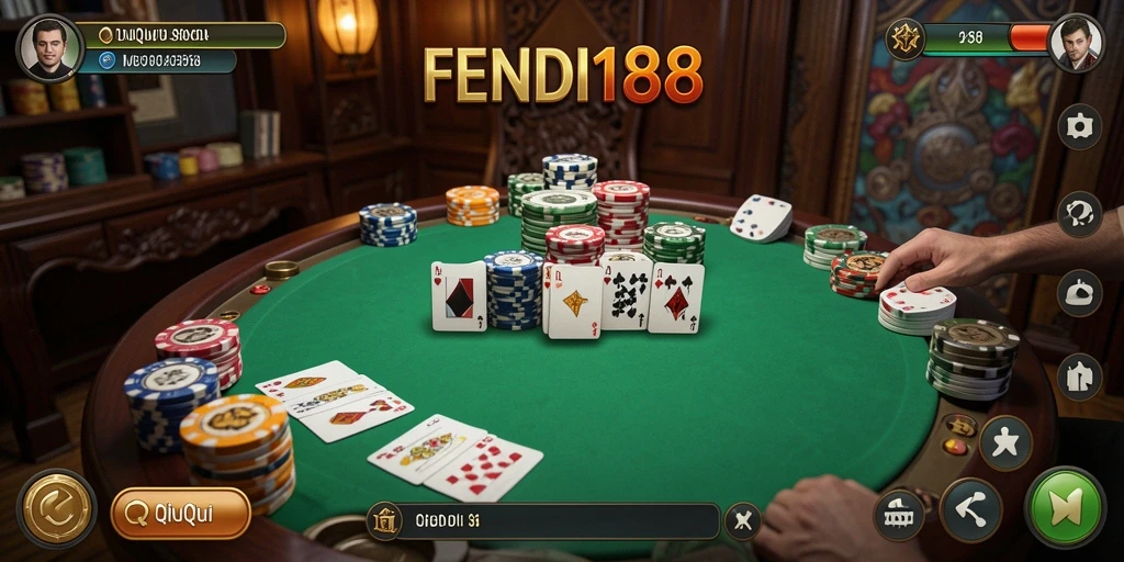 Screenshot gameplay QiuQiu FENDI188 yang penuh aksi.