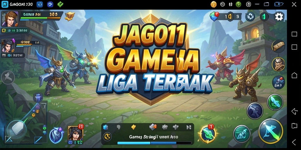 Tampilan menarik dari gameplay strategis di JAGO11.