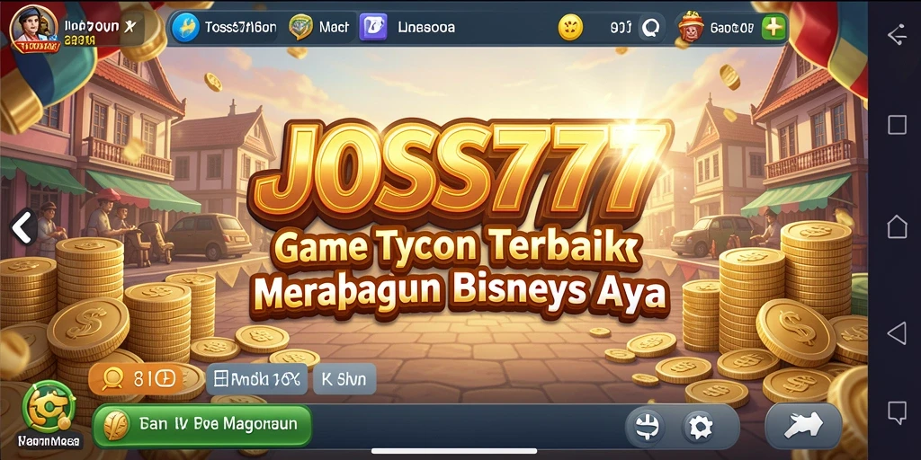 Tampilan gameplay <strong>JOSS777</strong> yang menarik dan adiktif dalam dunia Tycoon.