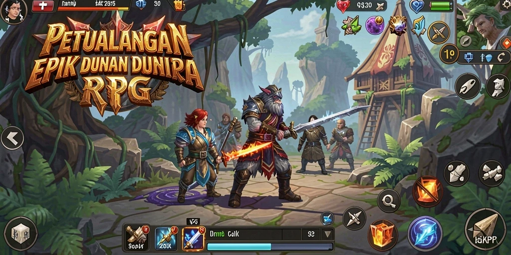 Tampilan gameplay KAKRP yang mendebarkan dan penuh aksi.