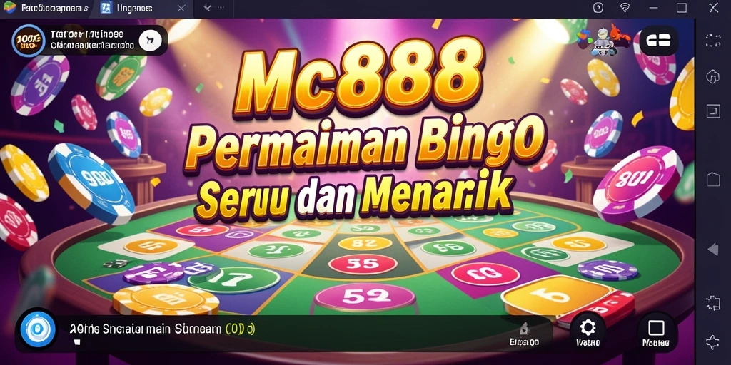 Tampilan gameplay seru dan interaktif dari MC888 Bingo.