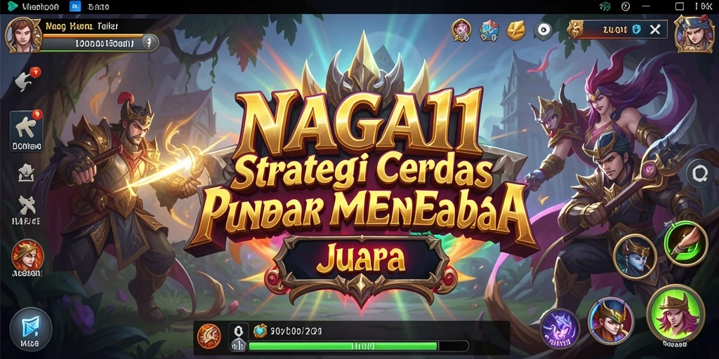 Tampilan gameplay NAGA11 dengan pertempuran strategis yang mendebarkan.