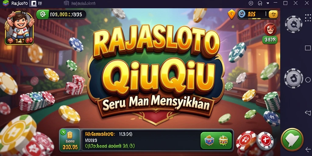 Screenshot gameplay RAJASLOTO yang menampilkan keseruan permainan QiuQiu.