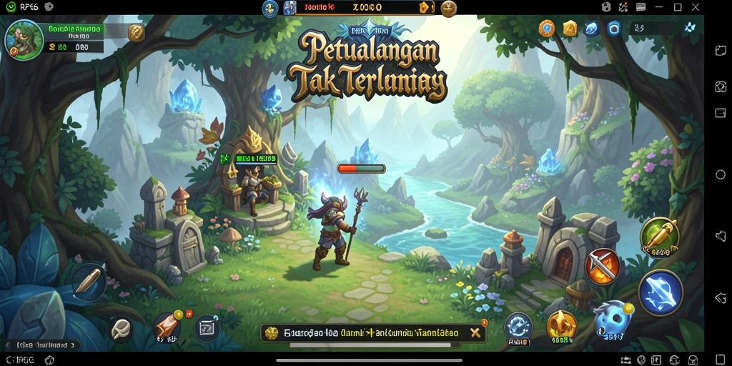 Screenshot menampilkan gameplay menegangkan di dunia petualangan RP66.