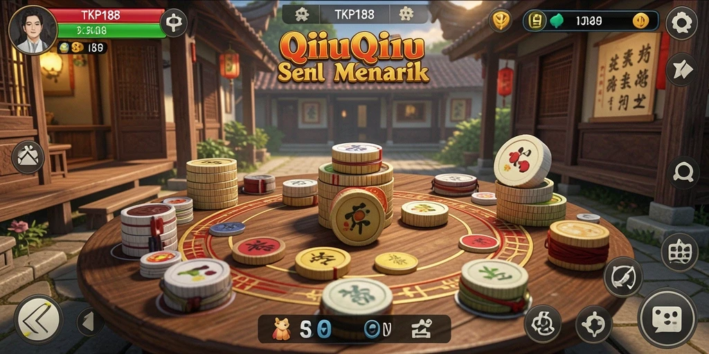 Screenshot gameplay QiuQiu TKP188 yang menarik dan interaktif.