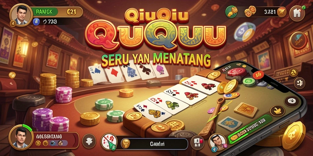 Screenshot gameplay QiuQiu yang seru dan menantang di V21.